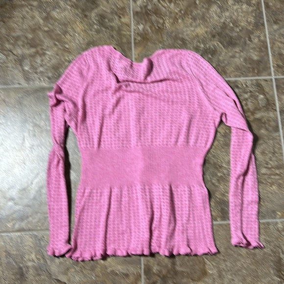 Moda International Pink Knit Top - Picture 3 of 3